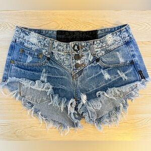 One Teaspoon Jean Shorts